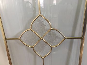 Transparante Hittebestendige Keukenkast Glas/metaal- Kader Afgeschuinde Rand