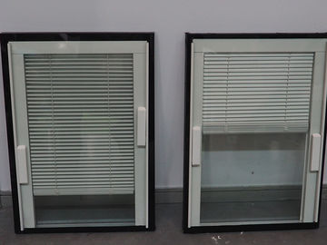 Horizontale Patroonzonneblinden tussen Glas, Aluminiumzonneblinden voor Deurvenster