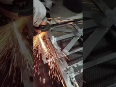 Holle ijzeren en glazen deuren Dubbel isolerend glas Speciale potvorm Polysulfide