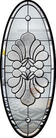 Ontruim/van het Glasstunningly van de Brons Exquisitely Afgeschuinde Rand Vlakke Ronde
